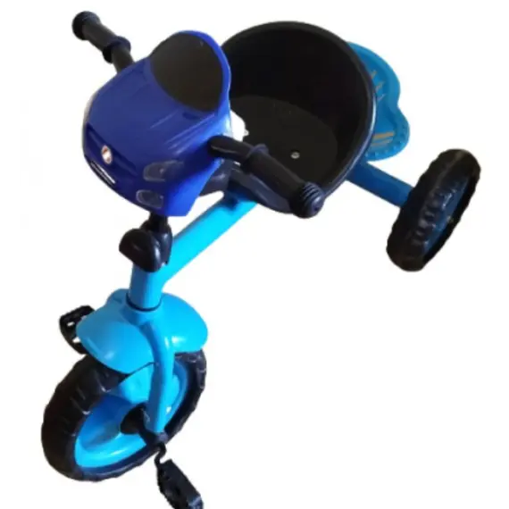 საბავშვო სამთვალა ველოსიპედი 987BLU , 2 image - Primestore.ge
