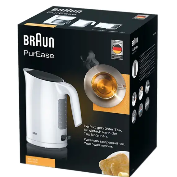 ელექტრო ჩაიდანი BRAUN - WK3100WH , 2 image - Primestore.ge