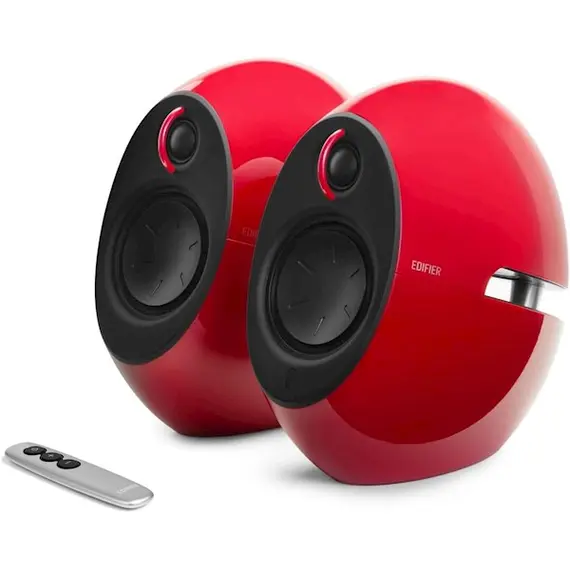 Speaker Edifier E25HD Luna, 74W, AUX, Bluetooth, Optical, Speaker, Red, 3 image