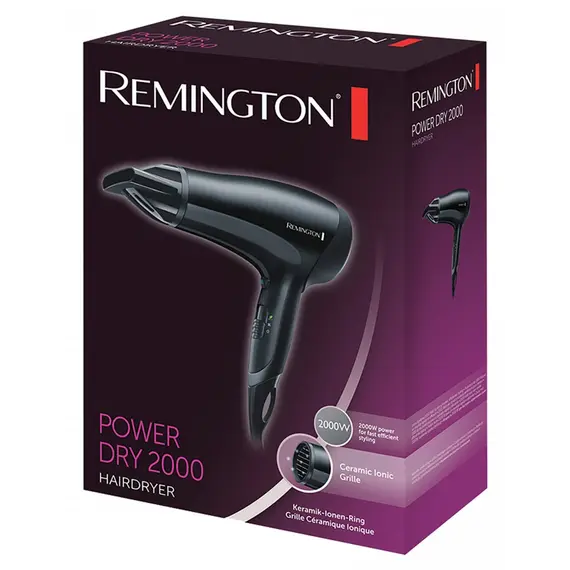 თმის საშრობი REMINGTON - D3010 , 2 image - Primestore.ge