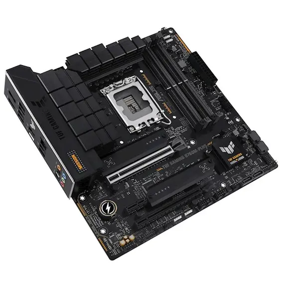 დედა დაფა ASUS Motherboard TUF GAMING B760M-PLUS s1700 B760 4xDDR5 M.2 HDMI DP mATX , 3 image - Primestore.ge
