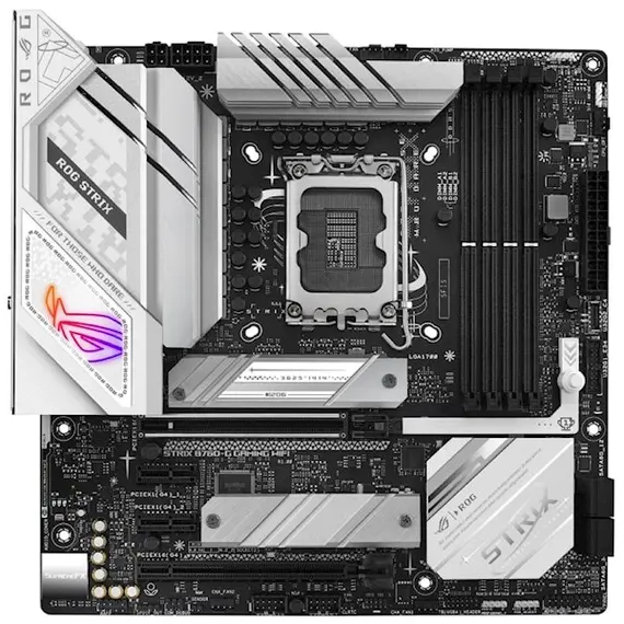 დედა დაფა ASUS Motherboard ROG STRIX B760-G GAMING WIFI s1700 B760 4xDDR5 M.2 HDMI DP Wi-Fi BT mATX  - Primestore.ge