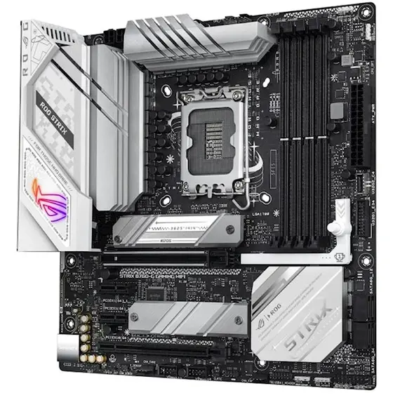 დედა დაფა ASUS Motherboard ROG STRIX B760-G GAMING WIFI s1700 B760 4xDDR5 M.2 HDMI DP Wi-Fi BT mATX , 3 image - Primestore.ge