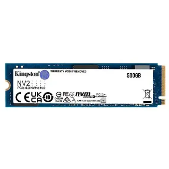 მყარი დისკი Kingston SSD PCIE G4 M.2 NVME 500GB SNV2S/500G  - Primestore.ge