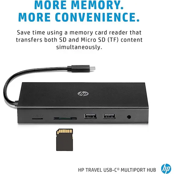 USB ჰაბი HP Travel USB-C Multi Port Hub (1C1Y5AA) , 3 image - Primestore.ge