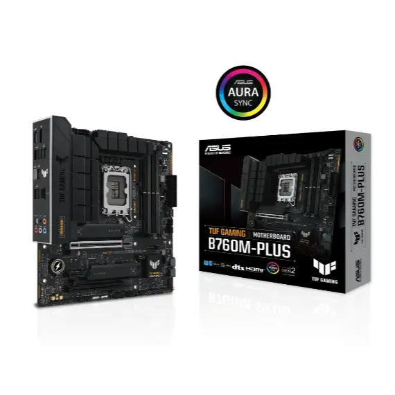 დედა დაფა Asus LGA 1151/ TUF GAMING B760M-PLUS//LGA1700,B760,USB3.2GEN 2X2,M  - Primestore.ge