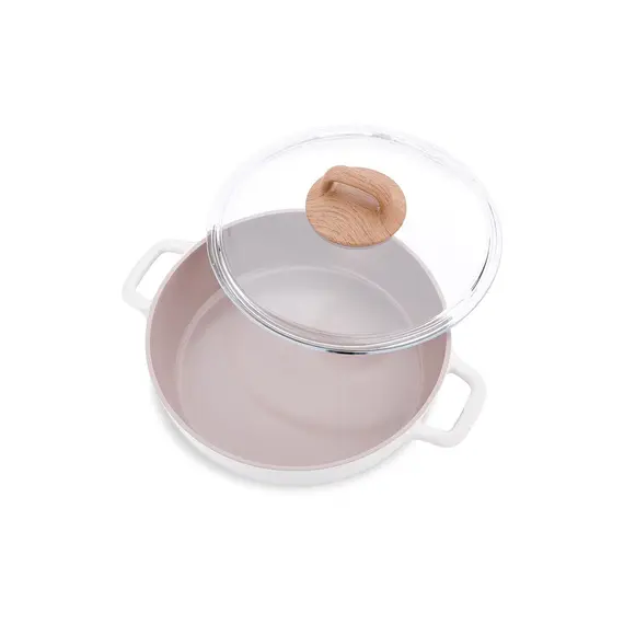 ქვაბი Korkmaz A2981 Gusto Ceramic Low Casserole 24x6,5 , 2 image - Primestore.ge