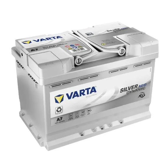 აკუმულატორი VARTA SIL AGM A7 70 ა*ს R+  - Primestore.ge