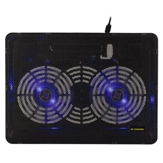 ნოუთბუქის გამაგრილებელი 2E GAMING Laptop stand CPG-001, up to 14", 1xUSB-A, Blue LED, black  - Primestore.ge