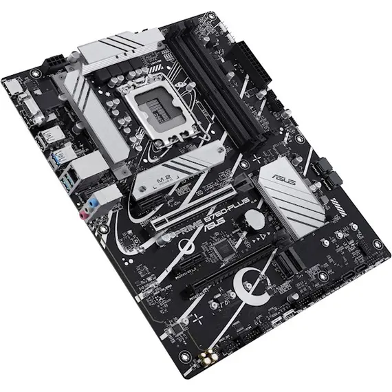 დედა დაფა ASUS Motherboard PRIME B760-PLUS s1700 B760 4xDDR5 M.2 HDMI D-Sub DP ATX , 3 image - Primestore.ge
