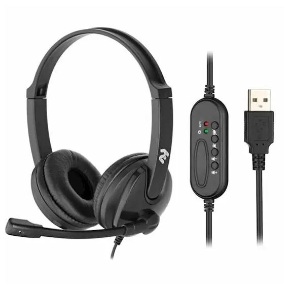 ყურსასმენი 2E PC Headset CH12, On-Ear, USB  - Primestore.ge