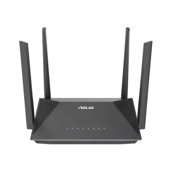 როუტერი ASUS RT-AX52 (AX1800) Dual Band WiFi 6 Extendable Router, Instant Guard, Parental Control Scheduling, Built-in VPN, AiMesh Compatible  - Primestore.ge