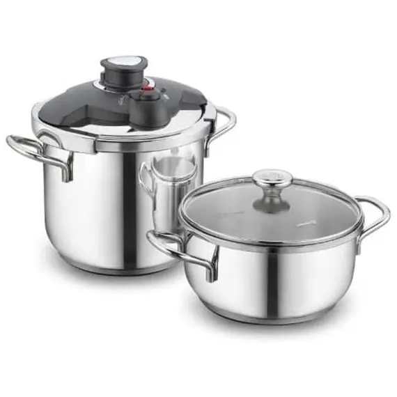 მულტისახარში ქვაბი Korkmaz A171 Alia 4 pcs. Pressure Cooker  - Primestore.ge