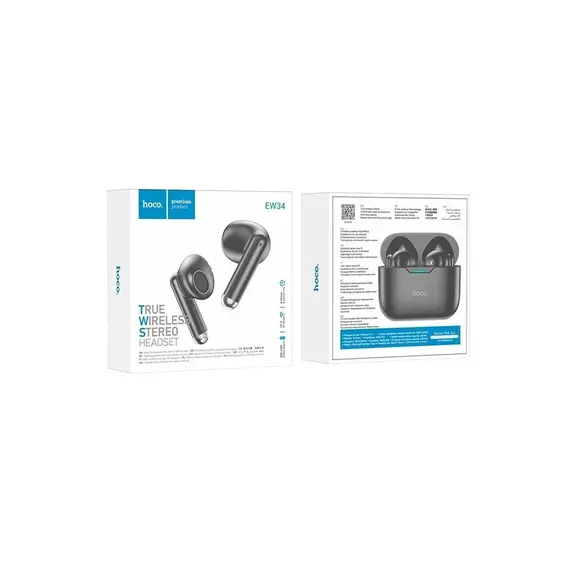 ყურსასმენი Hoco EW34 Full true TWS wireless headset , 3 image - Primestore.ge