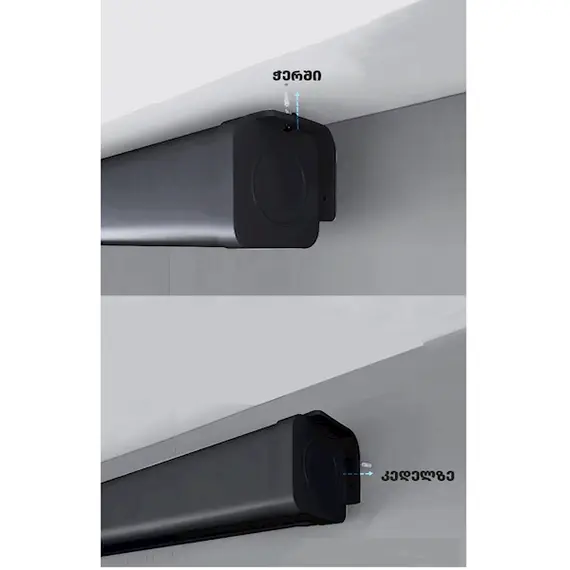 პროექტორის ეკრანი ALLSCREEN MANUAL PROJECTION SCREEN 160X160CM HD FABRIC CWP-6363B Black , 2 image - Primestore.ge