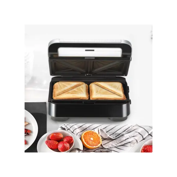 ტოსტერი BRAUN SM5005 SM BRAUN SILVBK  SnackMaker , 4 image - Primestore.ge