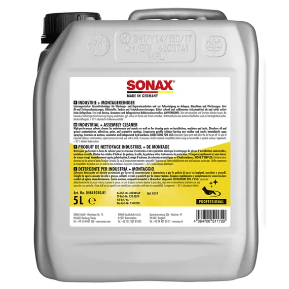 ინდუსტრიული საწმენდი SONAX 484505 5L  - Primestore.ge