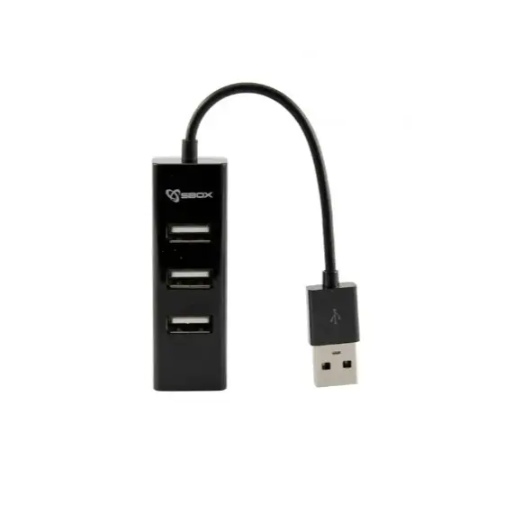 ადაპტერი SBOX H-204 BLACK / USB-2.0 4 PORT , 2 image - Primestore.ge
