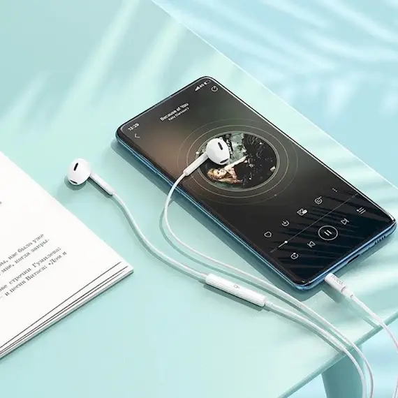 ყურსასმენი Hoco M109 Pure joy Earphone white , 3 image - Primestore.ge