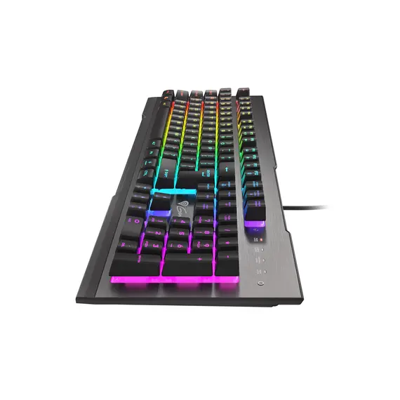 Keyboard Genesis Gaming Keyboard Rhod 500 RGB ALLUMINIUM BODY US Layout with RGB Blacklight Windows XP, Vista, 7, 8, 10, USB, 4 image
