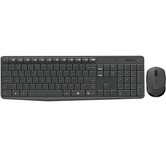 კლავიატურა LOGITECH Wireless Combo MK235 - INTNL - Russian Layout (V5L920007948)  - Primestore.ge