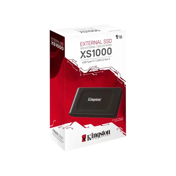 გარე მყარი დისკი Kingston XS1000 1TB SSD | Pocket-Sized | USB 3.2 Gen 2 | External Solid State Drive | Up to 1050MB/s , 2 image - Primestore.ge