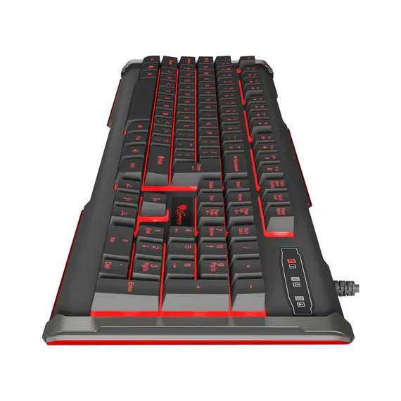 Genesis Gaming Keyboard Rhod 400 RGB RULayout with RGB Blacklight Windows XP, Vista, 7, 8, 10, USB, 3 image
