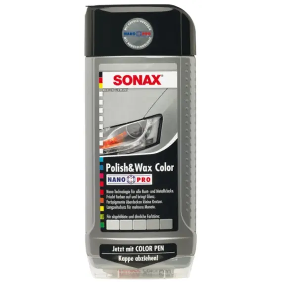 პოლირების ცვილი SONAX 296300 პოლირ. ცვილი ვერცხლ. 0,5L  - Primestore.ge