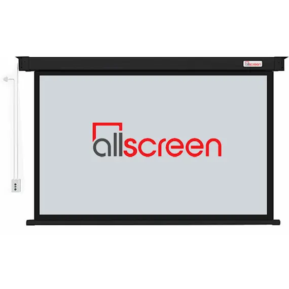 პროექტორის ელექტრო ეკრანი ALLSCREEN ELECTRIC PROJECTION SCREEN 200X200CM HD FABRIC CMP-8080B WITH REMOTE CONTROL 110 inch  - Primestore.ge