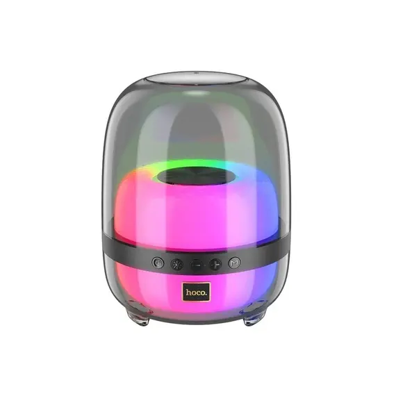 დინამიკი Hoco BS58 Crystal colorful luminous  portable speaker Magic black night  - Primestore.ge