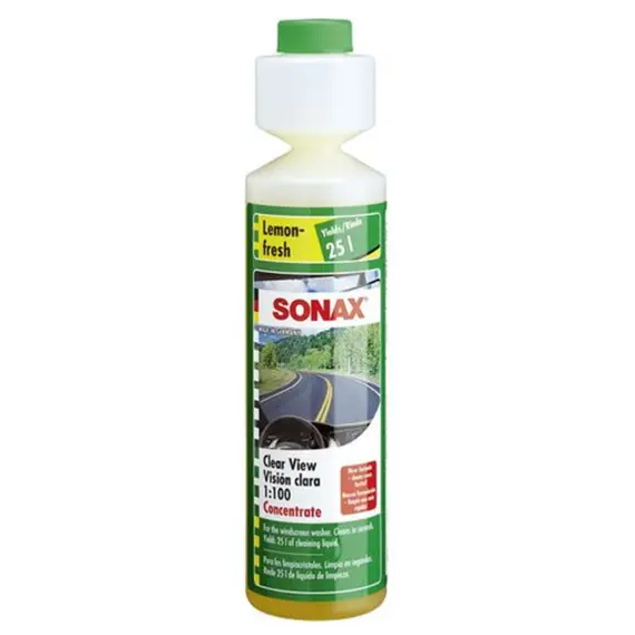 საწმენდი სითხე SONAX 373141 მინის საწმ.კონც.ლიმონ 250ML  - Primestore.ge