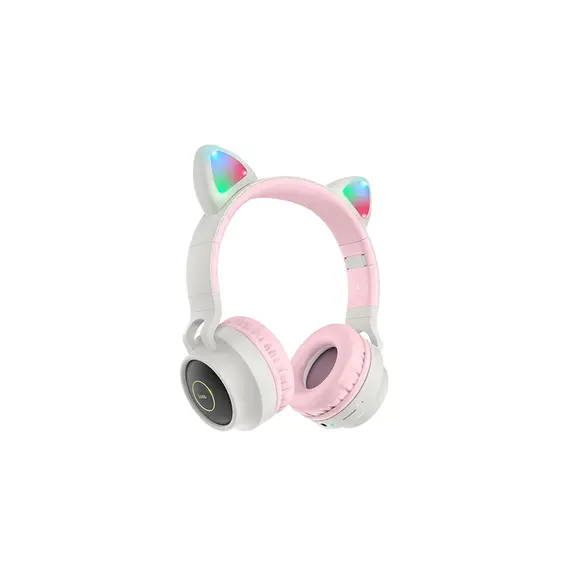 ყურსასმენი Hoco W27 Cat ear wireless headphones GREY , 2 image - Primestore.ge