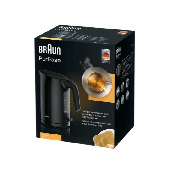 ელექტრო ჩაიდანი BRAUN WK3100BK - Primestore.ge