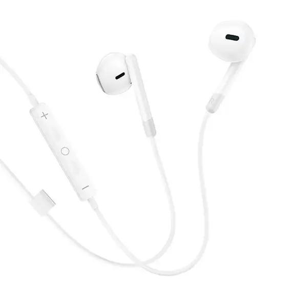 ყურსასმენი Hoco M109 Pure joy Earphone white , 2 image - Primestore.ge