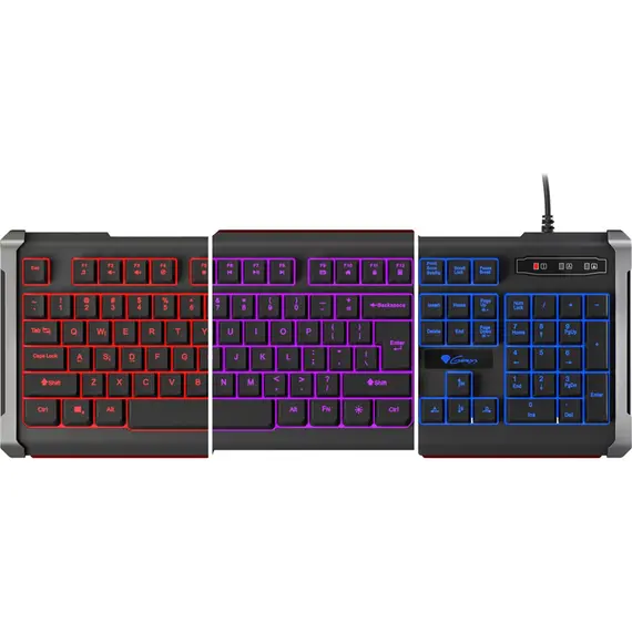 Genesis Gaming Keyboard Rhod 400 RGB RULayout with RGB Blacklight Windows XP, Vista, 7, 8, 10, USB, 4 image