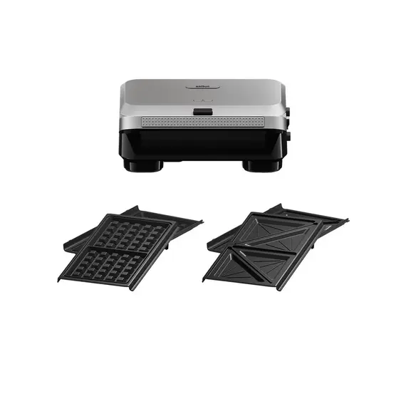 ტოსტერი BRAUN SM5005 SM BRAUN SILVBK  SnackMaker , 2 image - Primestore.ge