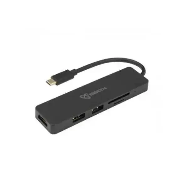 ადაპტერი ADAPTER SBOX USB TYPE-C->HDMI/USB-3.0/SD+TF - 5u1 - TCA-51  - Primestore.ge