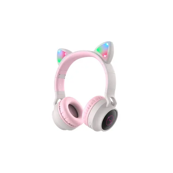 ყურსასმენი Hoco W27 Cat ear wireless headphones GREY  - Primestore.ge