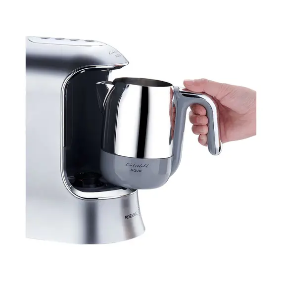 ყავის აპარატი Korkmaz A862-05 Kahvekolik Aqua Coffee Maker Inox/Chrome , 4 image - Primestore.ge
