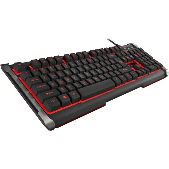 Genesis Gaming Keyboard Rhod 400 RGB RULayout with RGB Blacklight Windows XP, Vista, 7, 8, 10, USB