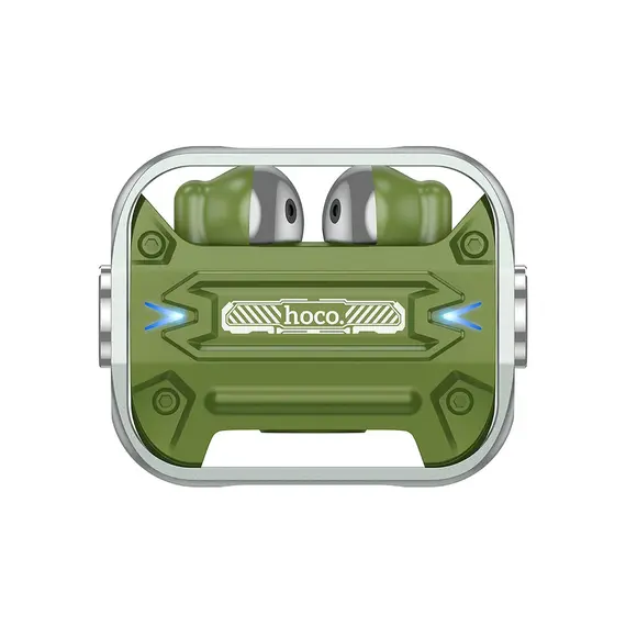 ყურსასმენი Hoco EW55 Trendy true TWS wireless headset Army green , 2 image - Primestore.ge