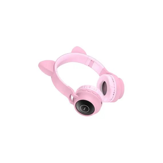 Headphone Hoco W27 Cat ear wireless headphones PINK, 2 image