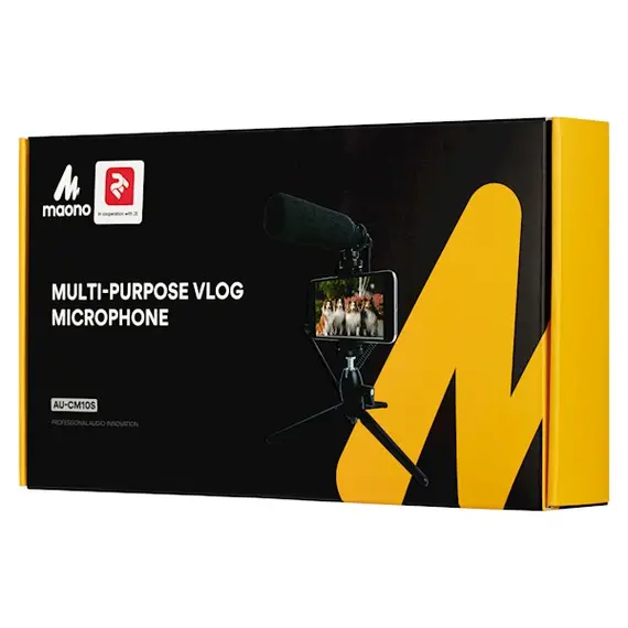 მიკროფონი 2E Microphone Maono by MM011 Vlog KIT, 3.5mm - Primestore.ge