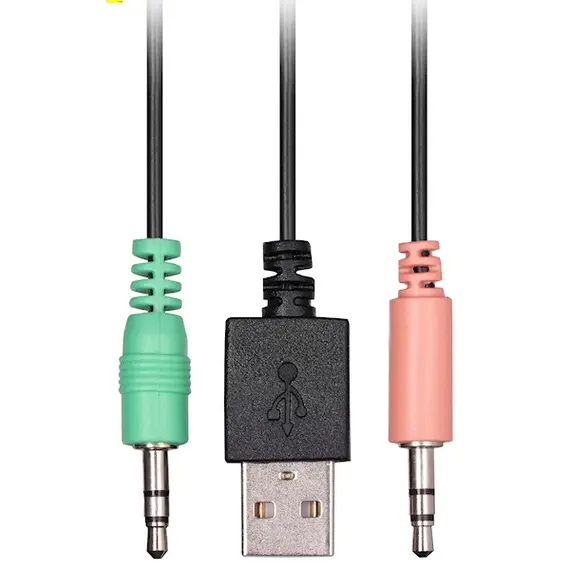დინამიკი 2E Multimedia speaker  PCS101 RGB, 2.0, USB, Black , 7 image - Primestore.ge