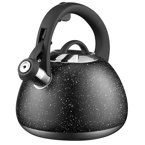 ჩაიდანი Ardesto Kettle Gemini, 2.5l, stainless steel, black , 2 image - Primestore.ge