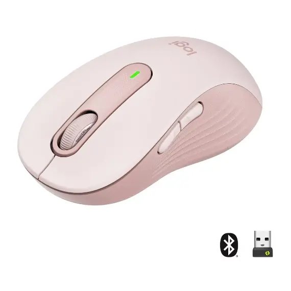 მაუსი LOGITECH M650L Signature Bluetooth Mouse - ROSE  - Primestore.ge