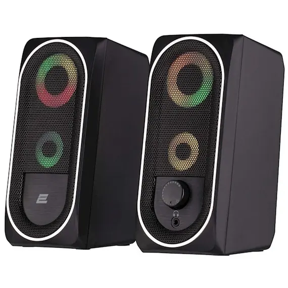დინამიკი 2E Multimedia speaker PCS234 RGB, 2.0, USB, Black - Primestore.ge