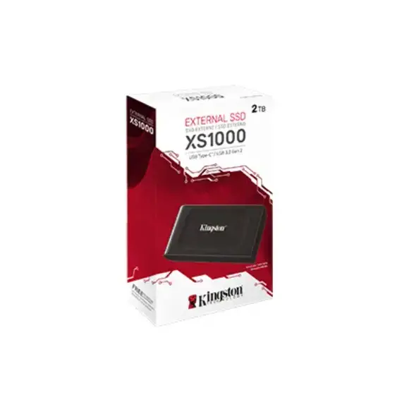 მყარი დისკი Kingston XS1000 2TB SSD | Pocket-Sized | USB 3.2 Gen 2 | External Solid State Drive | Up to 1050MB/s - Primestore.ge