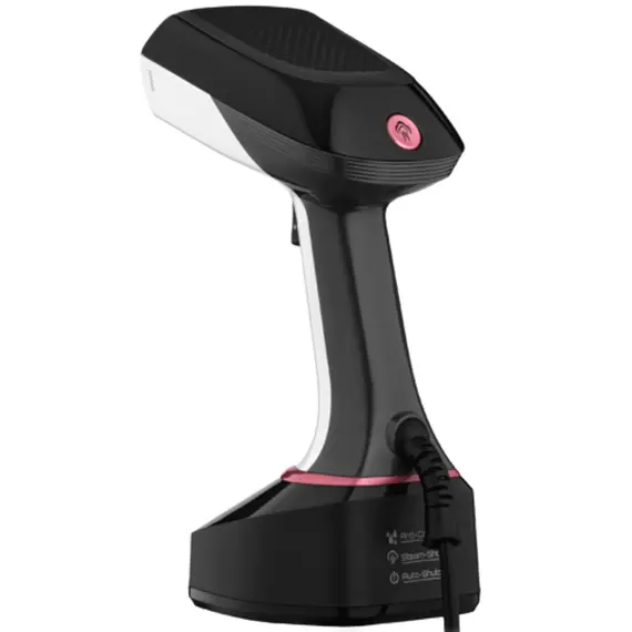 Steam iron Ardesto Steamer hand SI-S1400, 1400W, 280ml, steam boost, constant steam - 22g, ceramic soleplate, white-black, 4 image