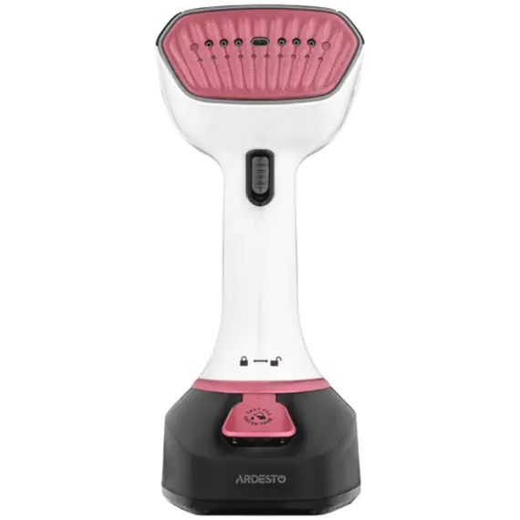 Steam iron Ardesto Steamer hand SI-S1400, 1400W, 280ml, steam boost, constant steam - 22g, ceramic soleplate, white-black, 2 image